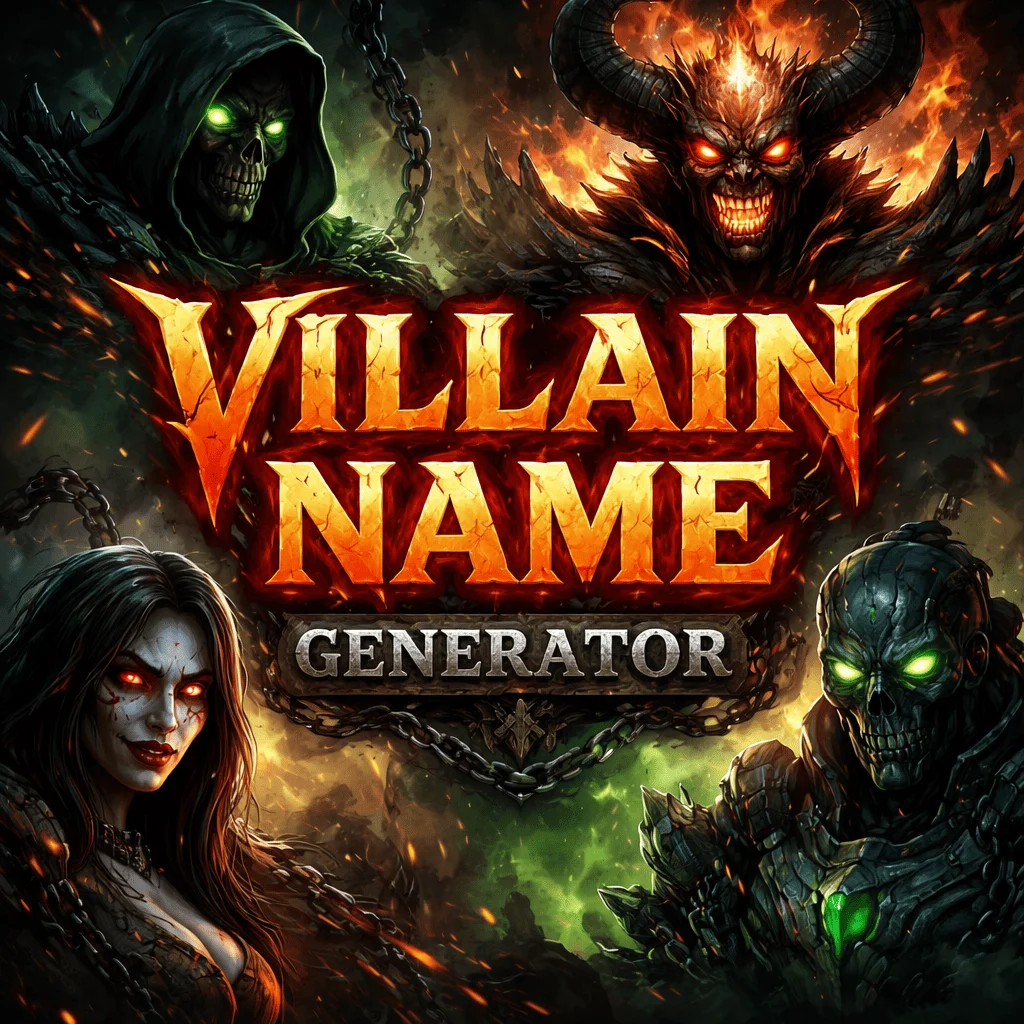 Villain Name Generator